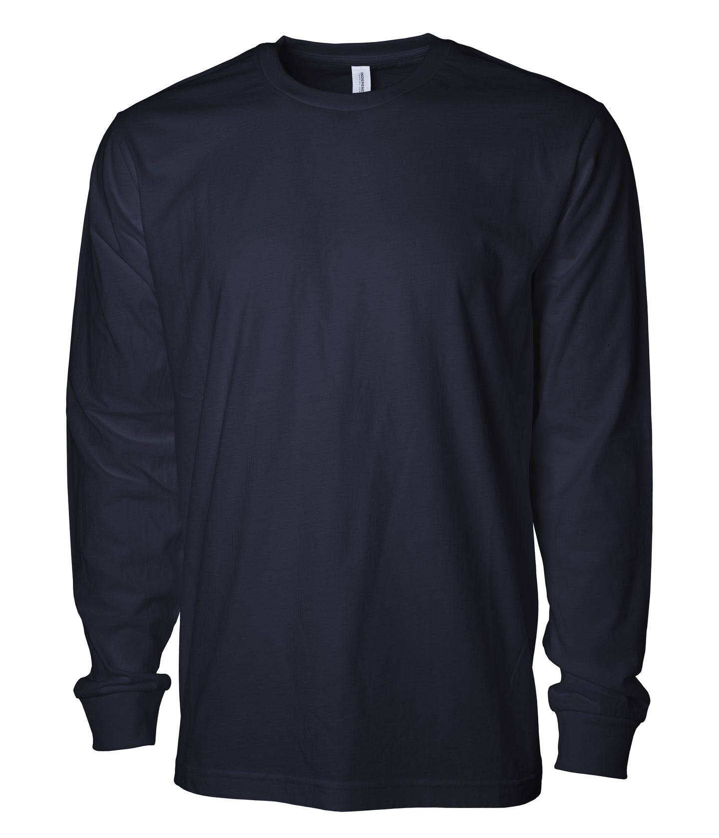 Premium 180gsm Long Sleeve T-Shirt in Classic Navy