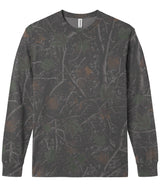 Darkwood Tree Camo PRM180LST Premium 180gsm Long Sleeve T-Shirt by Independent Trading Co.