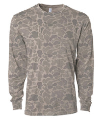 Independent Trading Co. Desert Duck Camo PRM180LST Premium 180gm Lon Sleeve T-Shirt