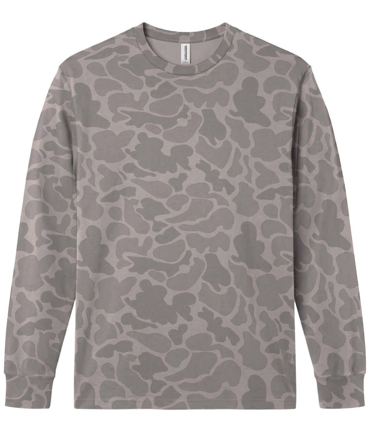 Desert Duck Camo PRM180LST Premium 180gsm Long Sleeve T-Shirt by Independent Trading Co.