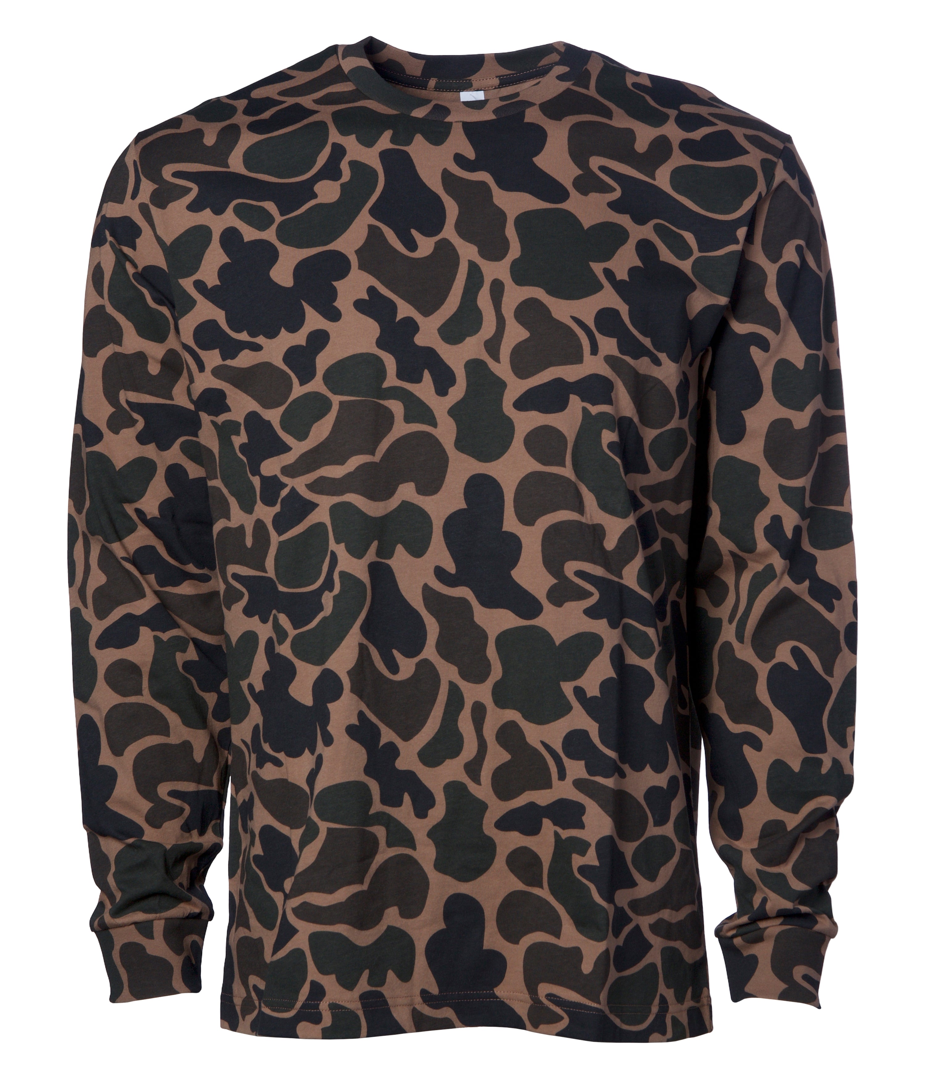 Premium 180gsm Long Sleeve Camo T-Shirt | Independent Trading Co.