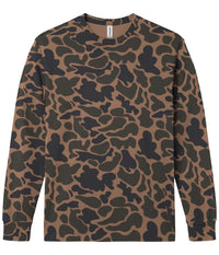 Duck Camo PRM180LST Premium 180gsm Long Sleeve T-Shirt by Independent Trading Co.