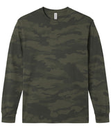 Forest Camo PRM180LST Premium 180gsm Long Sleeve T-Shirt by Independent Trading Co.