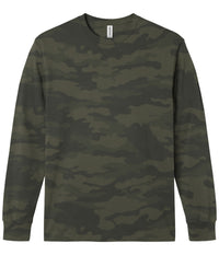 Forest Camo PRM180LST Premium 180gsm Long Sleeve T-Shirt by Independent Trading Co.
