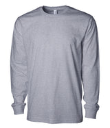 Premium 180gsm Long Sleeve T-Shirt in Grey Heather