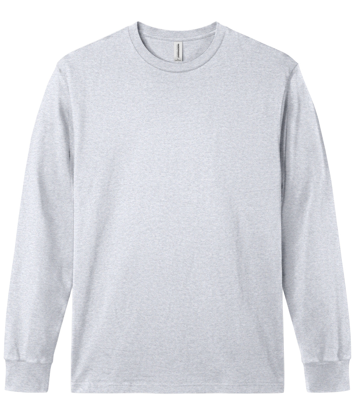 Grey Heather PRM180LST Premium 180gsm Long Sleeve T-Shirt by Independent Trading Co.