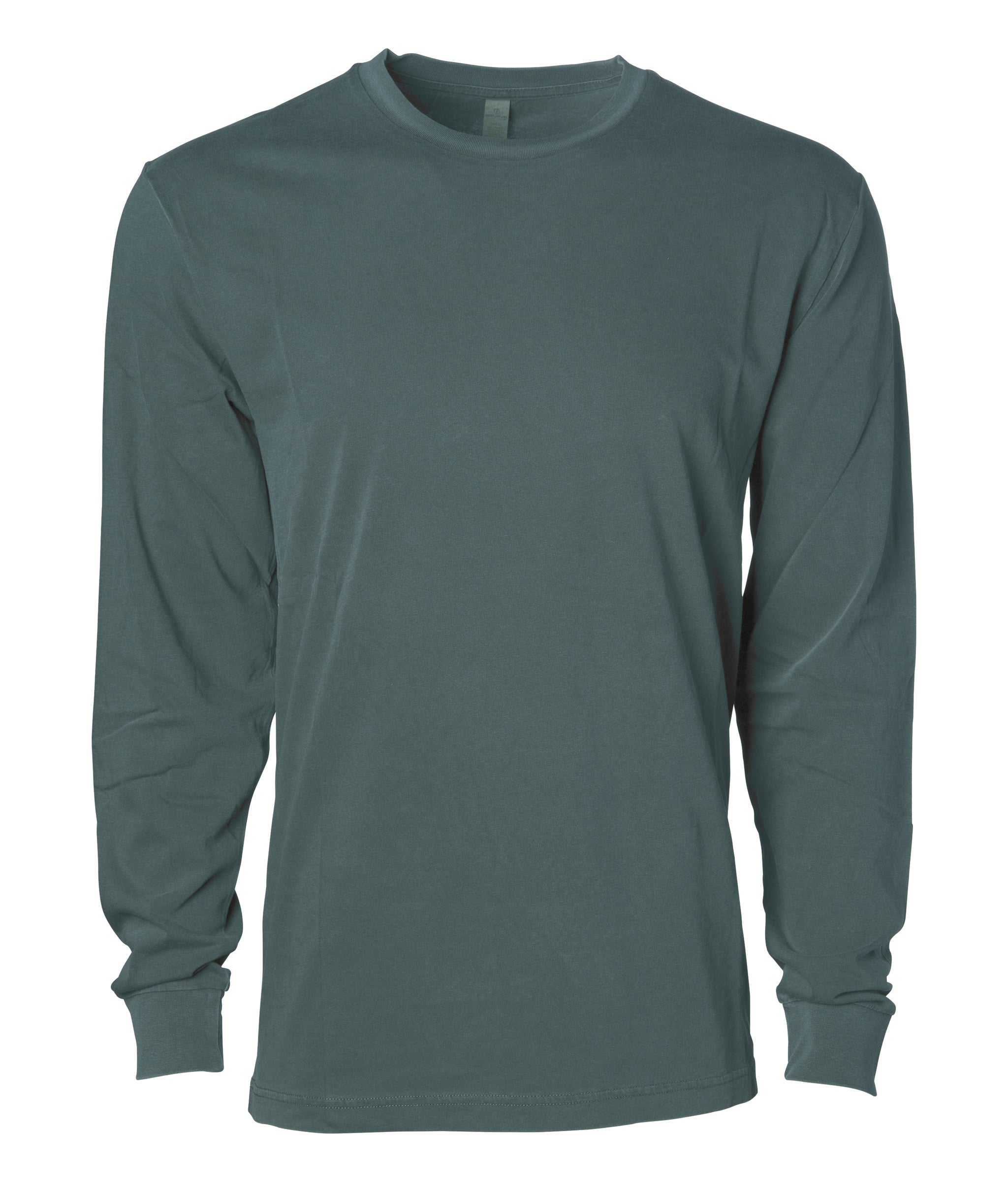 Premium 180gsm Long Sleeve T-Shirt in Pigment Alpine Green