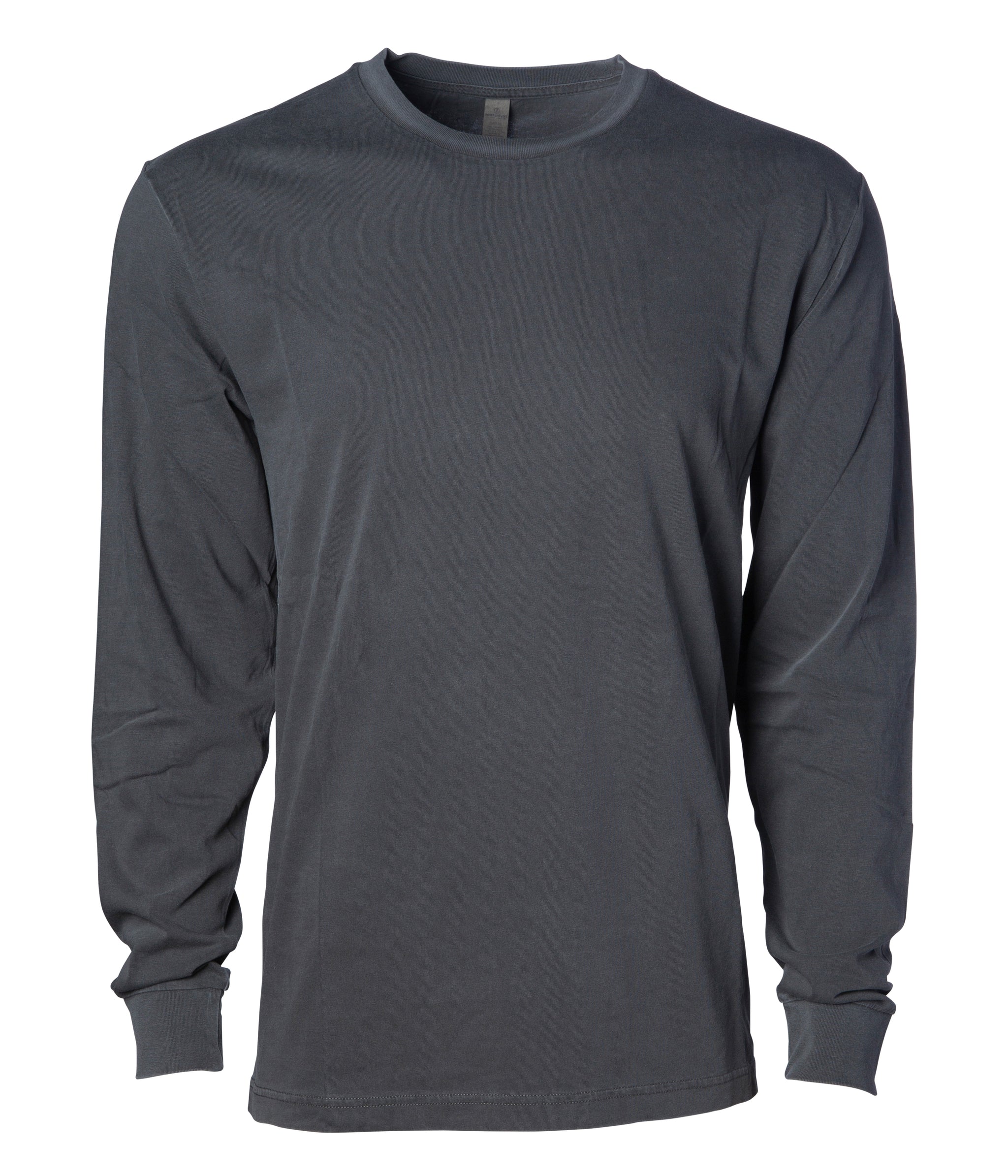 Premium 180gsm Long Sleeve T-Shirt in Pigment Black