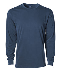Premium 180gsm Long Sleeve T-Shirt in Pigment Indigo - Independent Trading Company