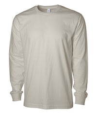 Premium 180gsm Long Sleeve T-Shirt in Pigment Ivory