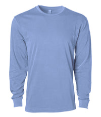 Premium 180gsm Long Sleeve T-Shirt in Pigment Light Blue