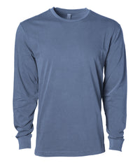 Premium 180gsm Long Sleeve T-Shirt in Pigment Slate Blue