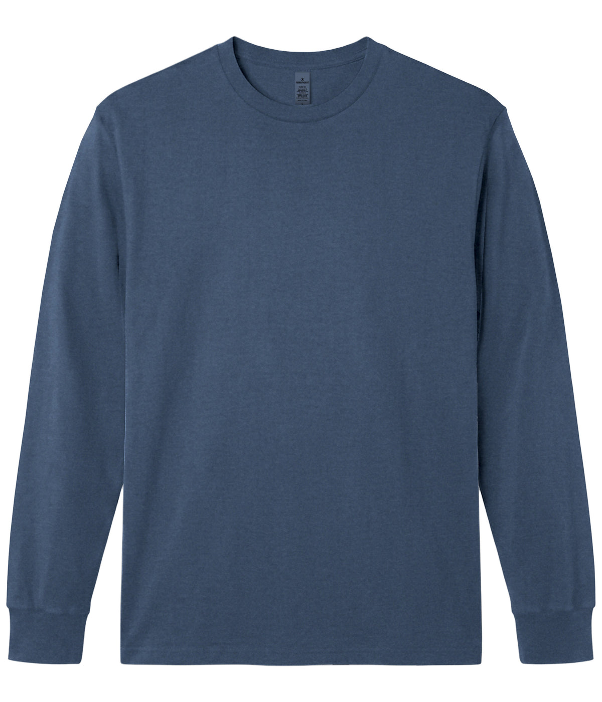 Pigment Indigo PRM180LST Premium 180gsm Long Sleeve T-Shirt by Independent Trading Co.
