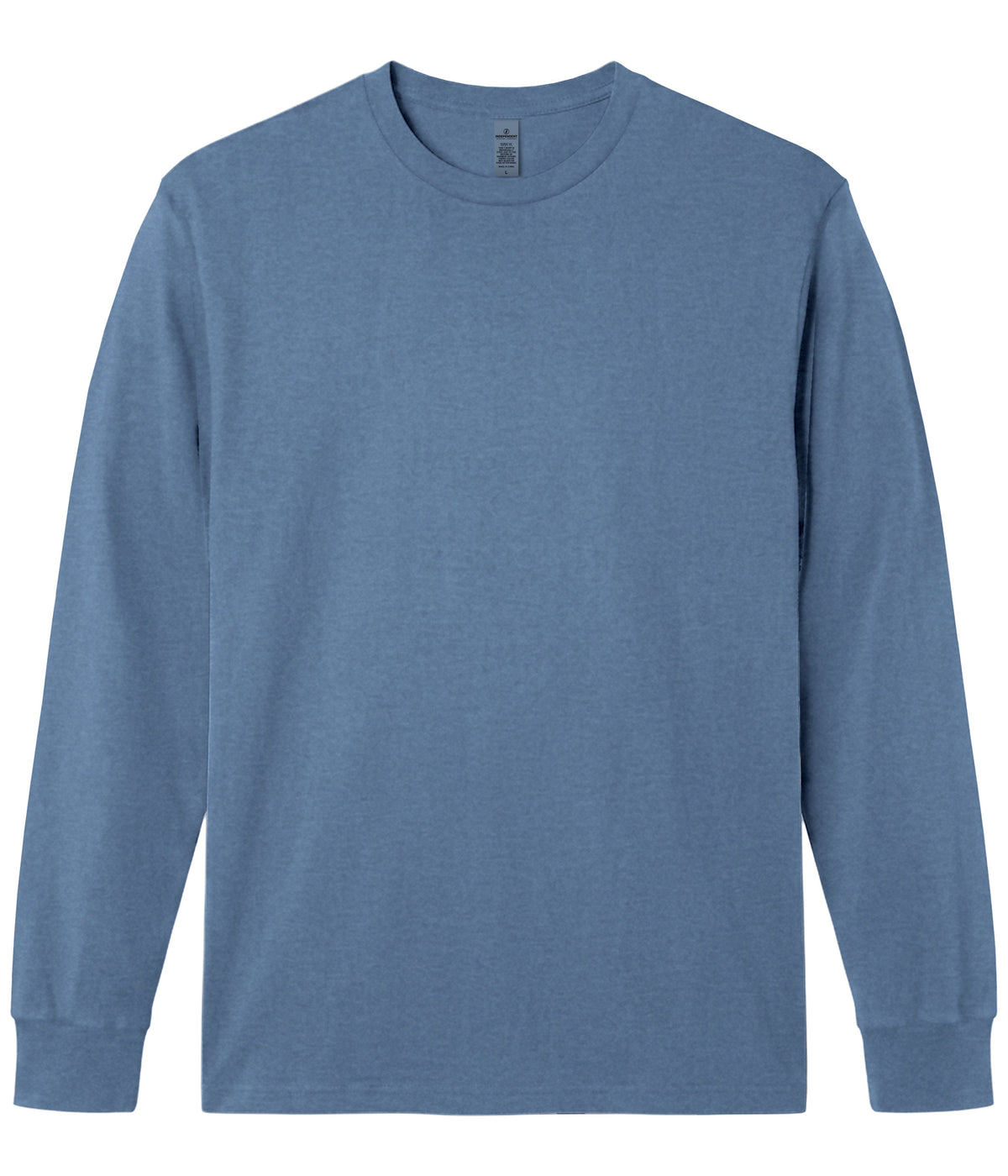 Pigment Slate Blue PRM180LST Premium 180gsm Long Sleeve T-Shirt by Independent Trading Co.