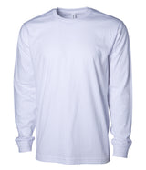 Premium 180gsm Long Sleeve T-Shirt in White