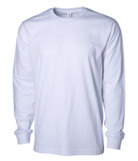 Premium 180gsm Long Sleeve T-Shirt in White
