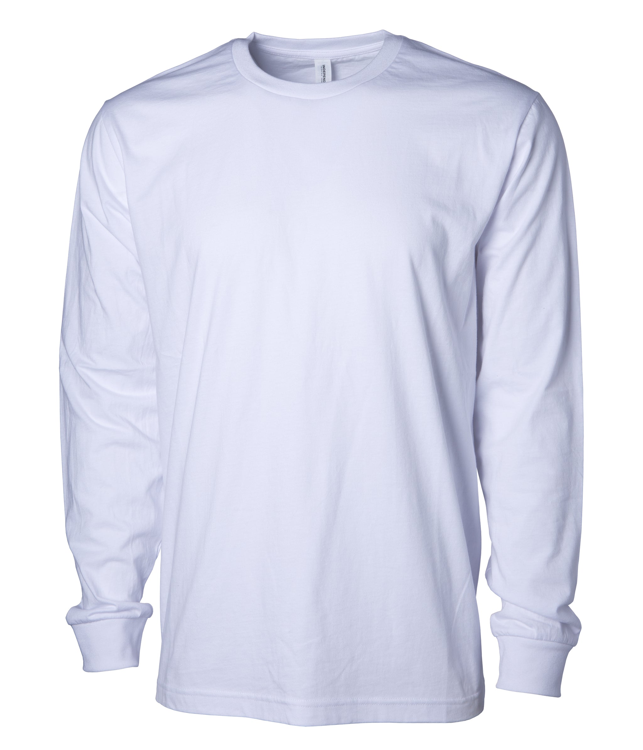 Premium 180gsm Long Sleeve T-Shirt in White