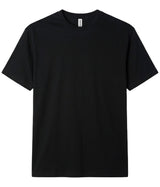 Black PRM180PT premium blank short sleeve t-shirt by Independent Trading Co., front view