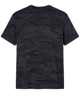 Black Camo PRM180PT premium blank short sleeve t-shirt by Independent Trading Co., front view