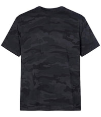 Black Camo PRM180PT premium blank short sleeve t-shirt by Independent Trading Co., front view