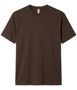 Pigment Brown PRM180PT premium blank short sleeve t-shirt by Independent Trading Co., front view