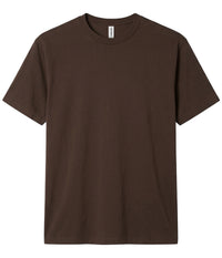 Pigment Brown PRM180PT premium blank short sleeve t-shirt by Independent Trading Co., front view