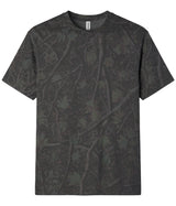 Darkwood Tree Camo PRM180PT premium blank short sleeve t-shirt by Independent Trading Co., front view