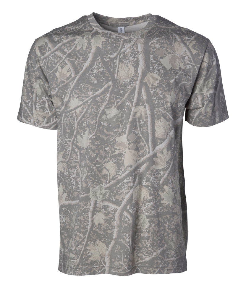 PRM180PT Premium 180gsm Short Sleeve T-Shirt in Deadwood Tree Camo - Independent Trading Company