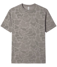 Desert Duck Camo PRM180PT premium blank short sleeve t-shirt by Independent Trading Co., front view