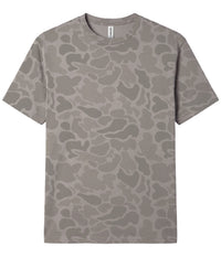 Desert Duck Camo PRM180PT premium blank short sleeve t-shirt by Independent Trading Co., front view