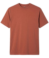 Pigment Amber PRM180PT premium blank short sleeve t-shirt by Independent Trading Co., front view