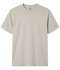 Pigment Ivory PRM180PT premium blank short sleeve t-shirt by Independent Trading Co., front view