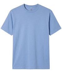 Pigment Light Blue PRM180PT premium blank short sleeve t-shirt by Independent Trading Co., front view
