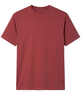 Pigment Red PRM180PT premium blank short sleeve t-shirt by Independent Trading Co., front view