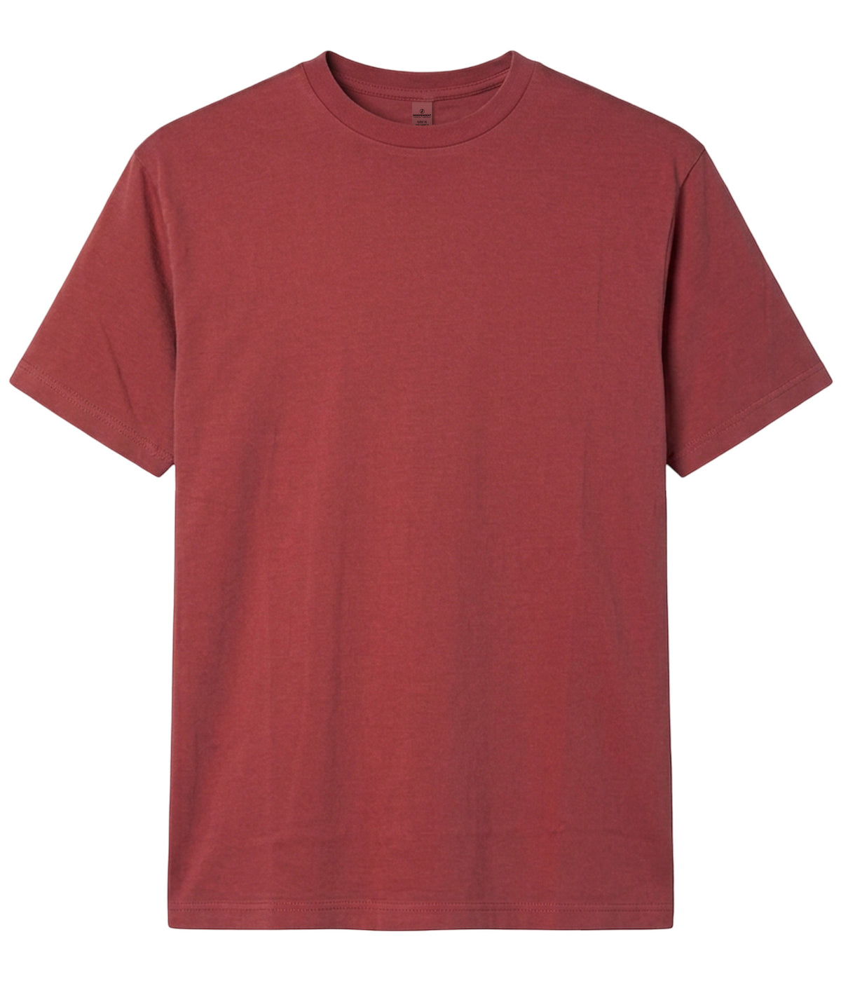 Pigment Red PRM180PT premium blank short sleeve t-shirt by Independent Trading Co., front view