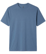 Pigment Slate Blue PRM180PT premium blank short sleeve t-shirt by Independent Trading Co., front view