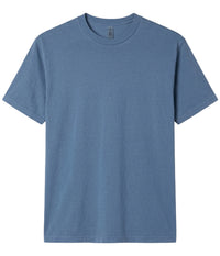 Pigment Slate Blue PRM180PT premium blank short sleeve t-shirt by Independent Trading Co., front view