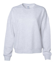 Women's California Wave Wash Sunday Crew in Ash Heather - Independent Trading Company