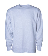 Independent Trading Co. SS3000 Midweight Crew Neck Sweatshirt in color Ash Heather
