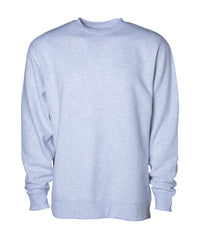 Independent Trading Co. SS3000 Midweight Crew Neck Sweatshirt in color Ash Heather