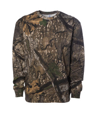 8.5oz. Midweight Crew in Realtree APX - Independent Trading Co.