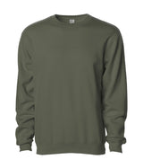 Independent Trading Co. SS3001Y 8.5oz. Youth Midweight Crew Neck in color Army
