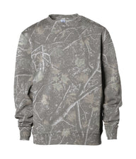 Deadwood Tree Camo SS3001Y 8.5oz. Youth Midweight Crew Neck Sweatshirt by Independent Trading Co.