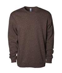 Leopard SS3001Y 8.5oz. Youth Midweight Crew Neck Sweatshirt by Independent Trading Co.