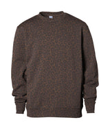 Leopard SS3001Y 8.5oz. Youth Midweight Crew Neck Sweatshirt by Independent Trading Co.