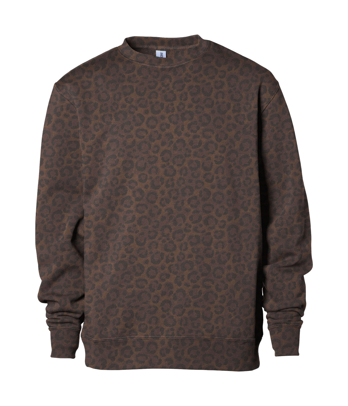 Leopard SS3001Y 8.5oz. Youth Midweight Crew Neck Sweatshirt by Independent Trading Co.