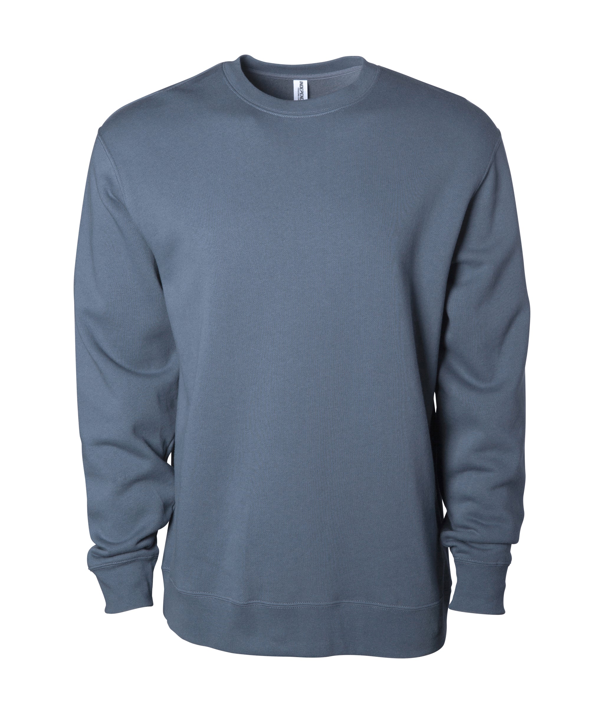 Independent Trading Co. SS3001Y 8.5oz. Youth Midweight Crew Neck in color Storm Blue