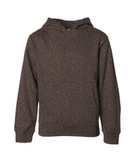 Leopard SS4001Y 8.5oz. Youth Midweight Pullover Hooded Sweatshirt by Independent Trading Co.