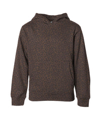 Leopard SS4001Y 8.5oz. Youth Midweight Pullover Hooded Sweatshirt by Independent Trading Co.