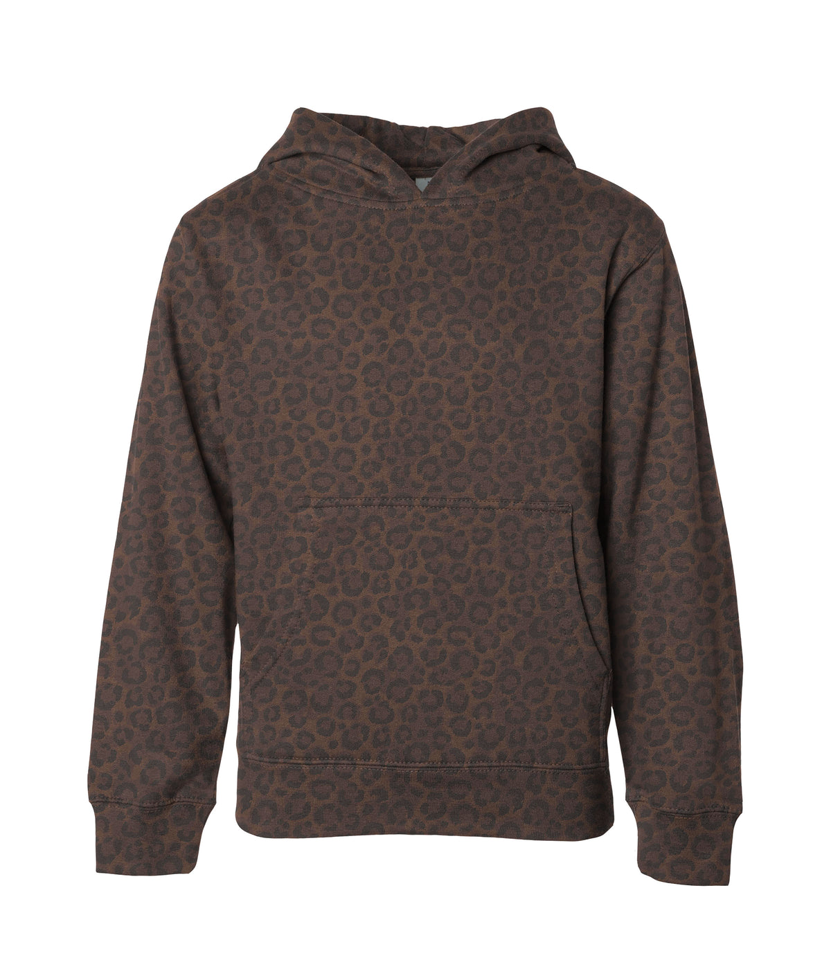 Leopard SS4001Y 8.5oz. Youth Midweight Pullover Hooded Sweatshirt by Independent Trading Co.